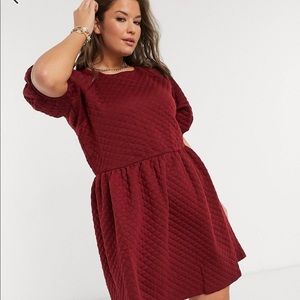 ASOS Curve Vero Moda quilted dress
